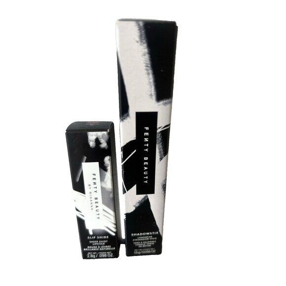 Fenty Beauty LOT 2 PCS Slip Shine Lipstick no. 6 & Shadowstix no. 16 New in Box - Picture 5 of 6